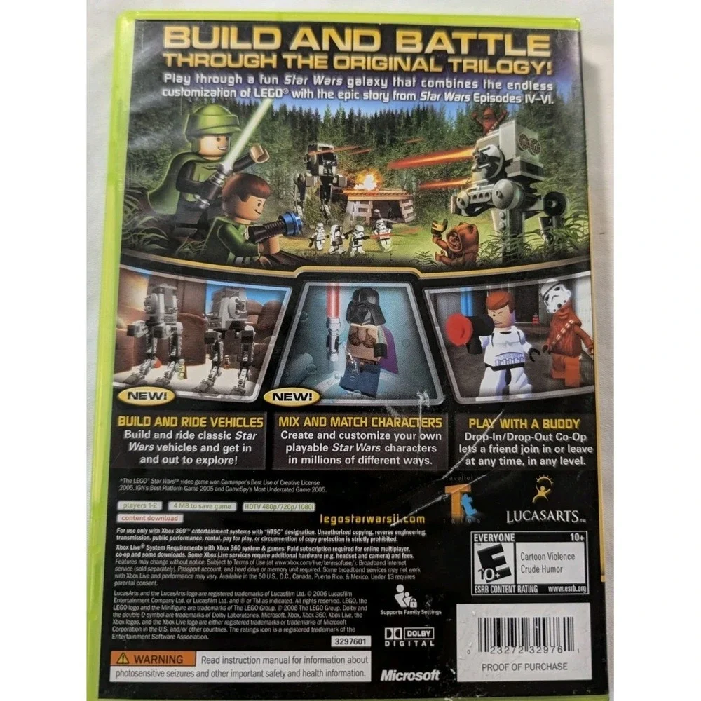 LEGO Star Wars II: The Original Trilogy (Sony PSP, 2006) Black Label CIB